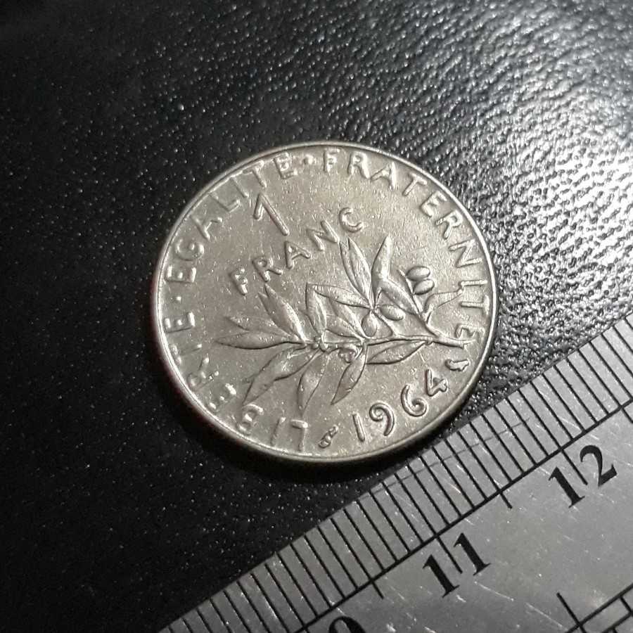 Perancis ( France ) - 1 Franc 1964 : Koin / Asing / Kuno