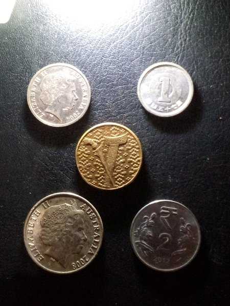 A3700 Lot 5 Keping Koin mancanegara sesuai dengan gambar ready