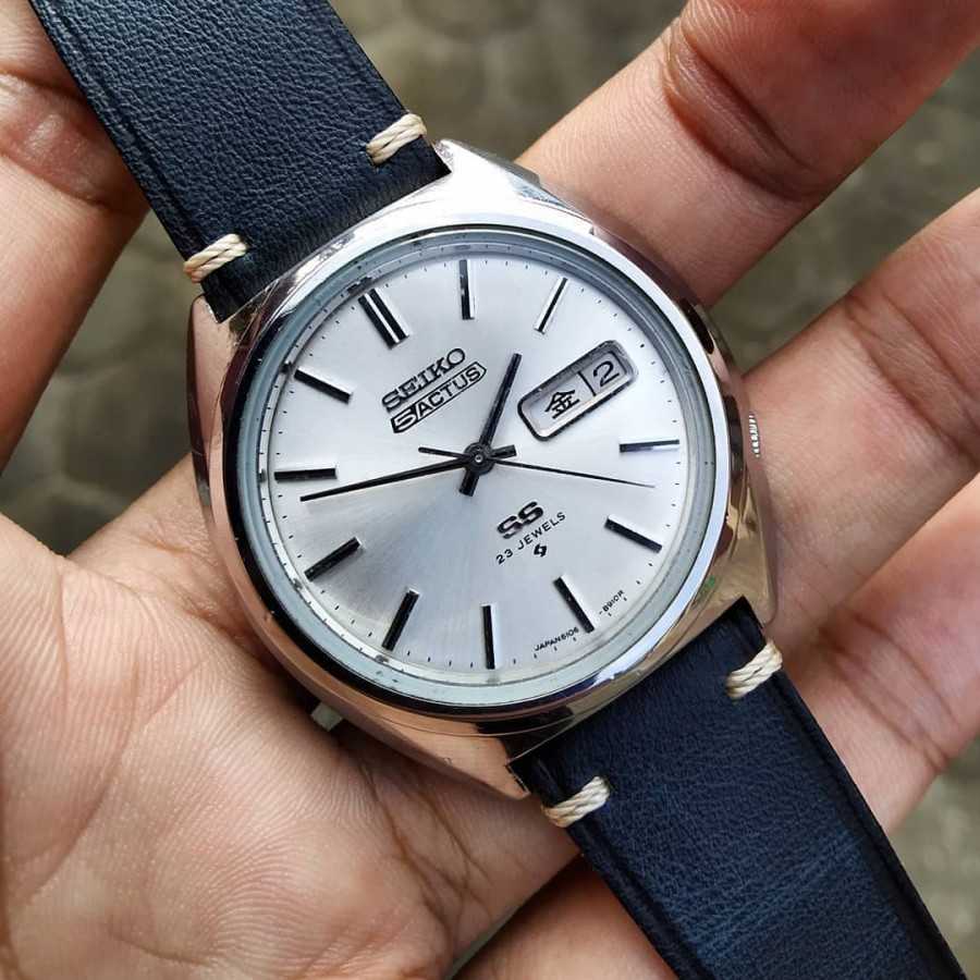 Jam Tangan Antik Seiko Actus SS Vintage White dial stainles stee