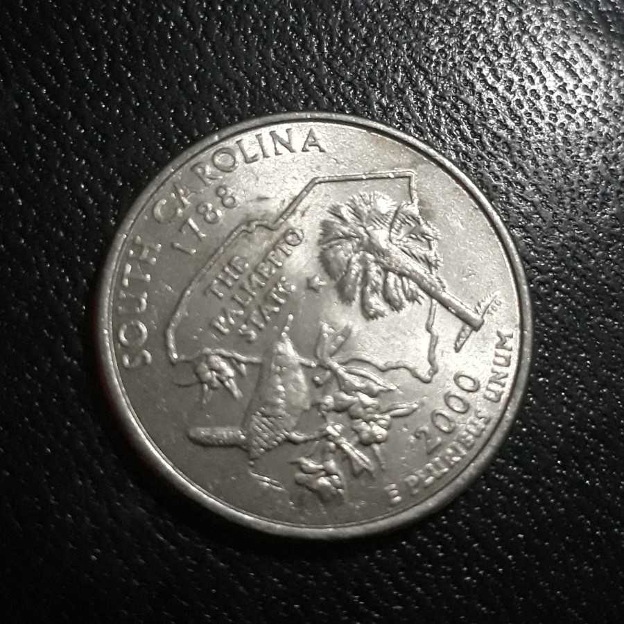 Amerika ( United States ) - 25 Cents 2000 D " SOUTH CAROLINA " : Koin
