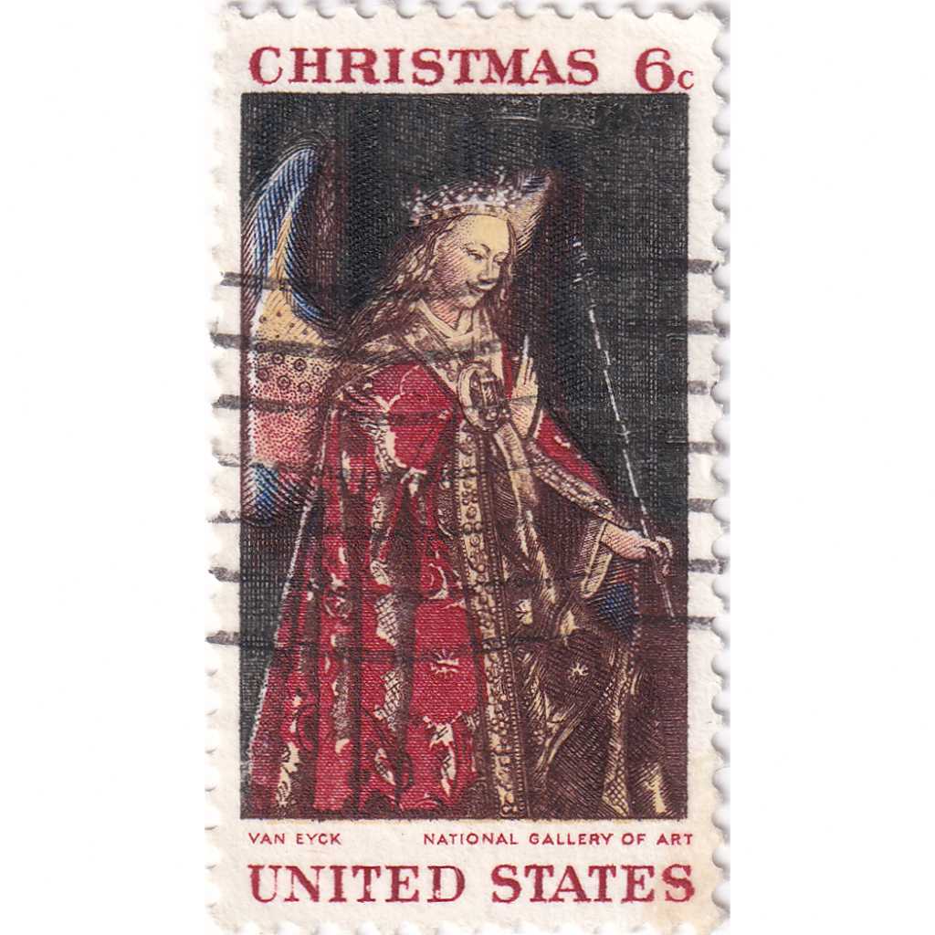 Prangko United States 1968 - Angel Gabriel Used