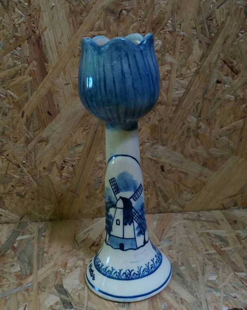 Tempat lilin porcelin Delft holland