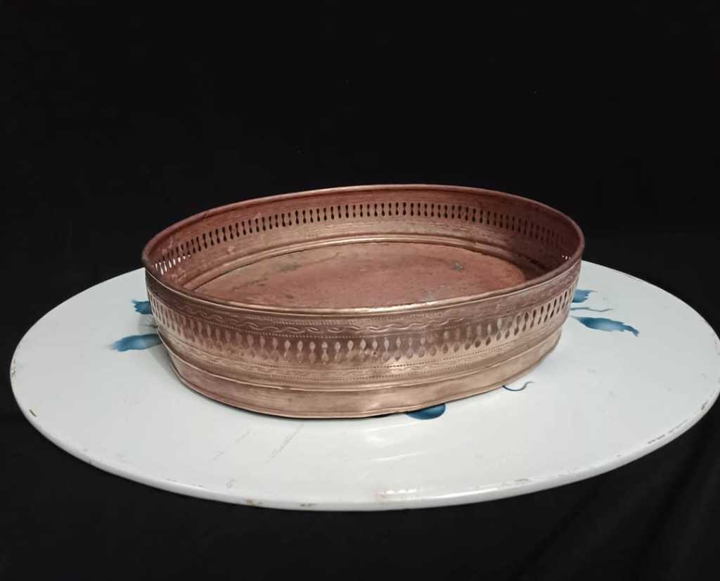 Nampan Kuningan Vintage