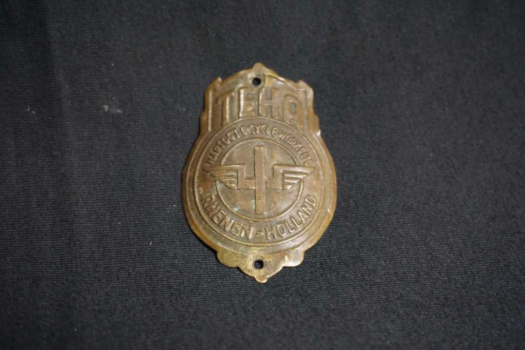 Emblem Plat Sepeda Ontel Merk Teha