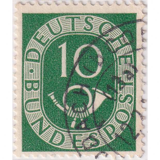 Germany - Postage stamps - 1951 - New Daily Stamp 10Pfg Used
