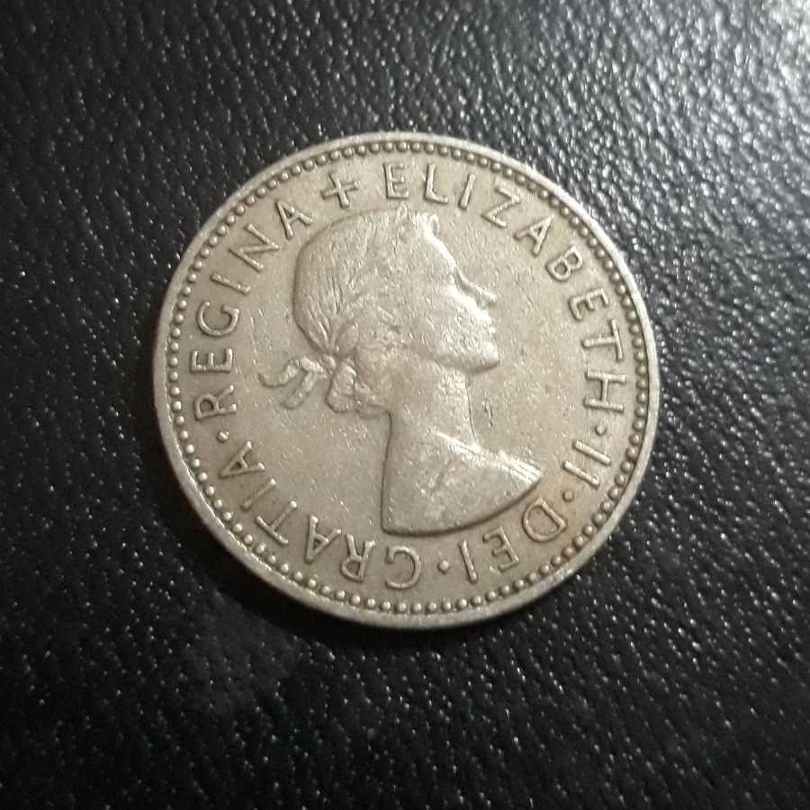 Britania Raya ( Great Britain ) - 1 Shilling 1954 KM904 : Koin / Asing