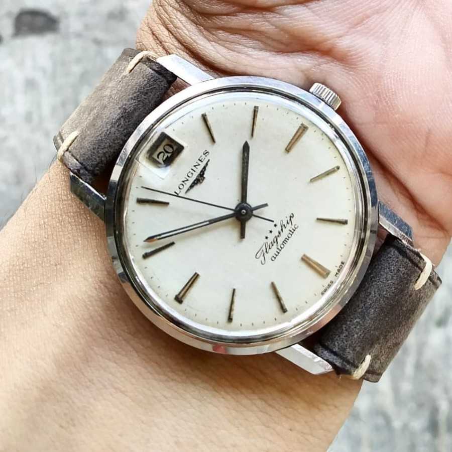 Jam Tangan Antik Longines Flagship date 