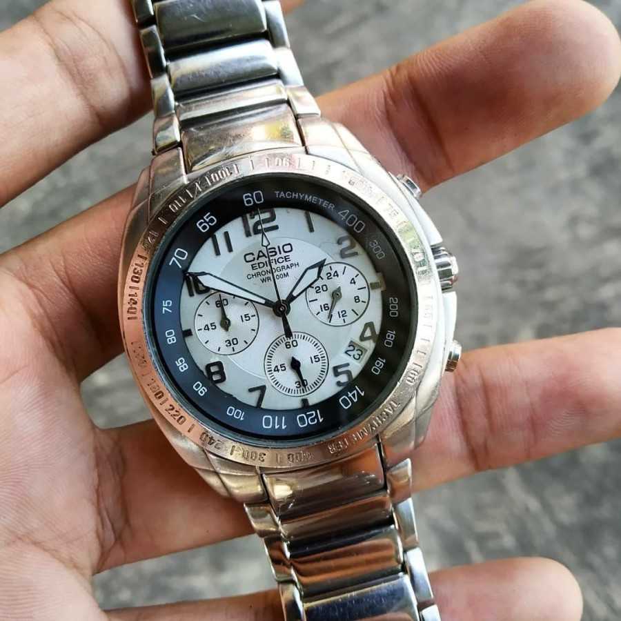 Jam tangan casio edifice hotsell chronograph wr100m