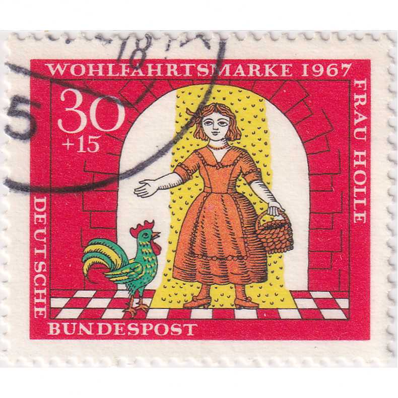 Germany 1967 - Charity Stamps - Fairy tales 30+15 Pfg Used