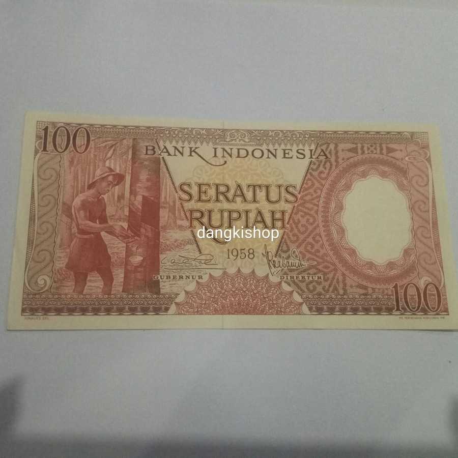 uang kuno 100 pekerja merah