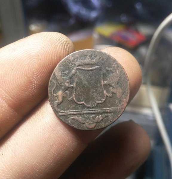 A 2065 Koin Kuno VOC Ultrech Duit Tahun 1790 Bekas Pakai Kondisi Sesuai Gambar