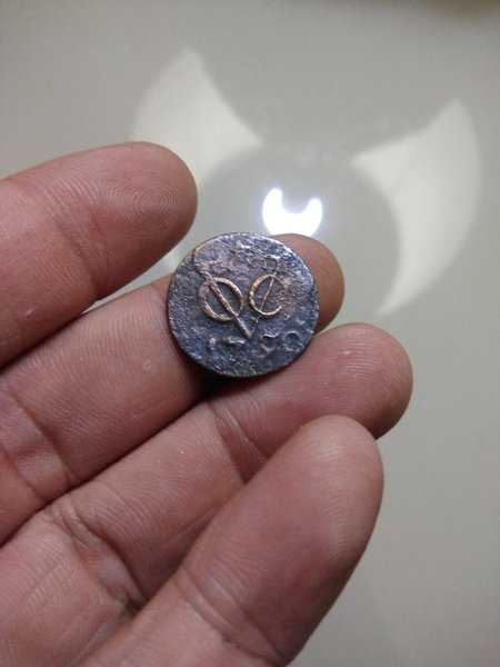 A1562 VOC Duit Tahun 1790 Utrecht Star Sesuai foto