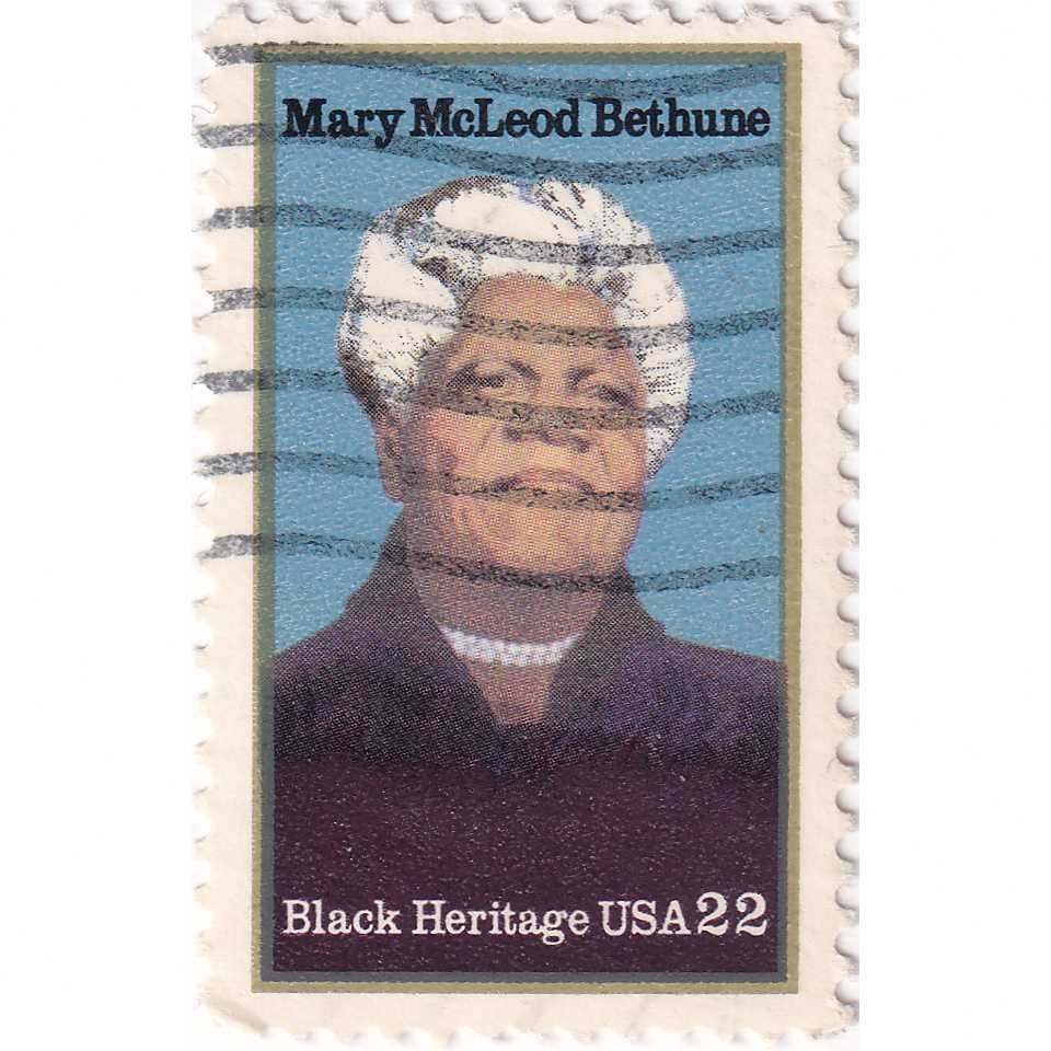 Prangko United States 1985 - Black Heritage - Mary McLeod Bethune Used