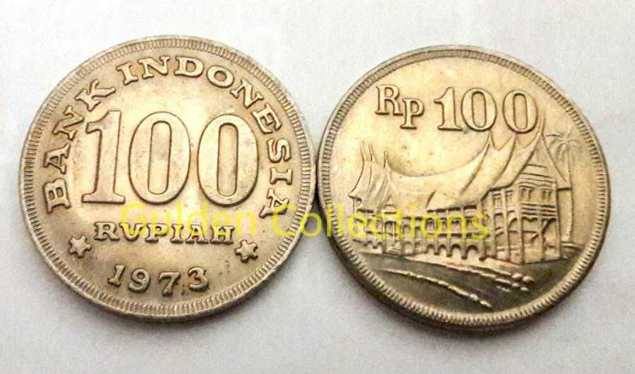 Uang Kuno 100 Rupiah Tebal 1973 masih berkilau mahar pernikahan