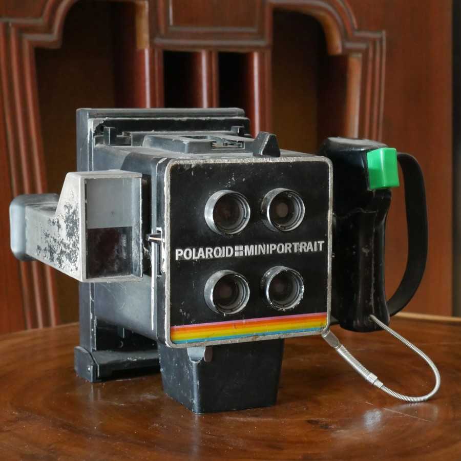 Kamera Polaroid Miniportrait Retro Klasik Langka