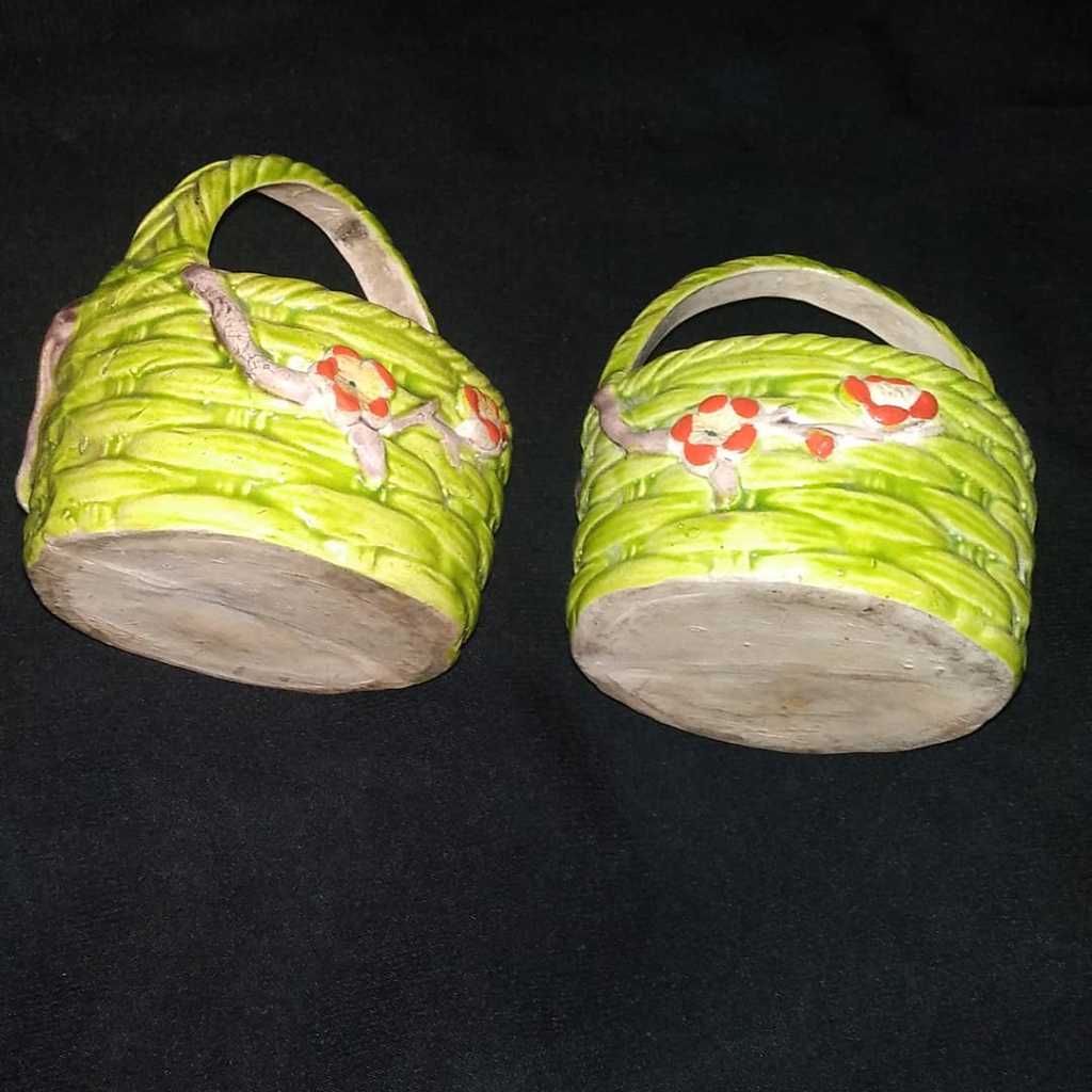 Sepasang Kranjang mungil diameter : 8 cm