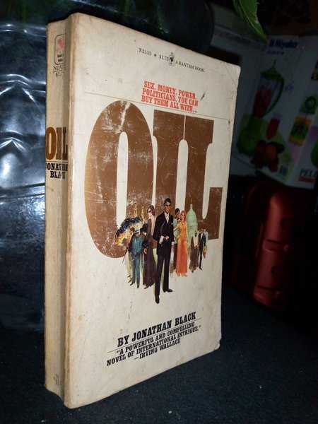 Novel Luar OIL By Jonathan Black Printed in U S A Tahun 1975