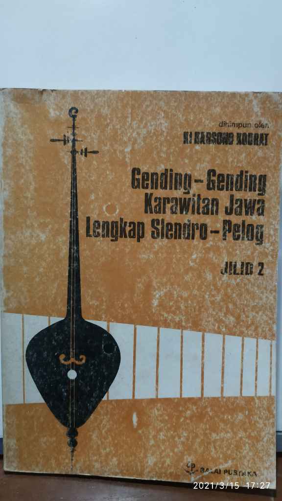 GENDING-GENDING KARAWITAN JAWA LENGKAP SLENDRO-PELOG (JILID 2)