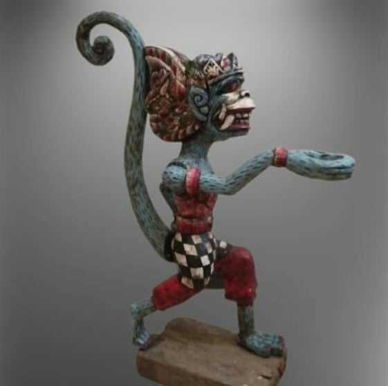 Hanoman ~ Tempat keris 50 cm