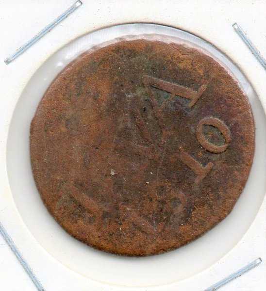 A2397 KOIN KUNO BRITISH JAVA DUIT TAHUN 1810 LN BEKAS SESUAI GAMBAR