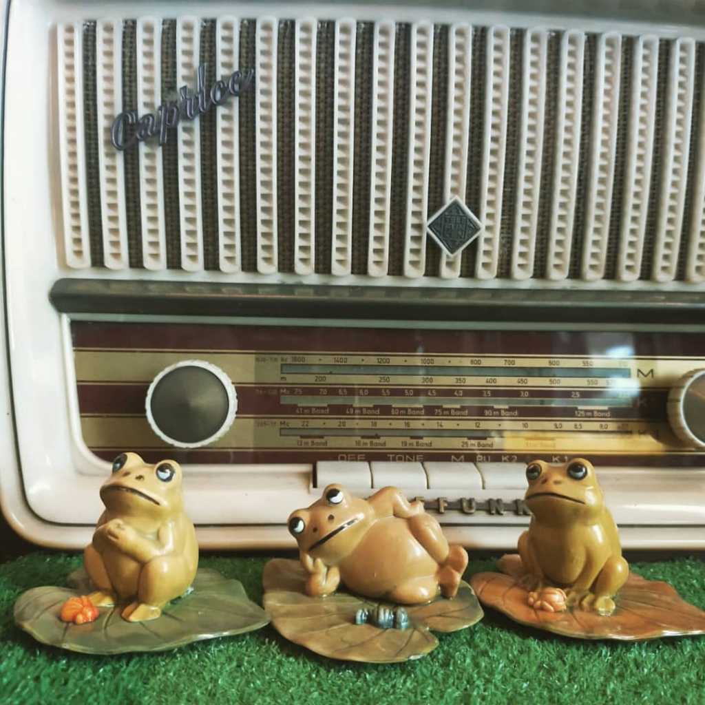 Patung Kodok Bahan Plastik