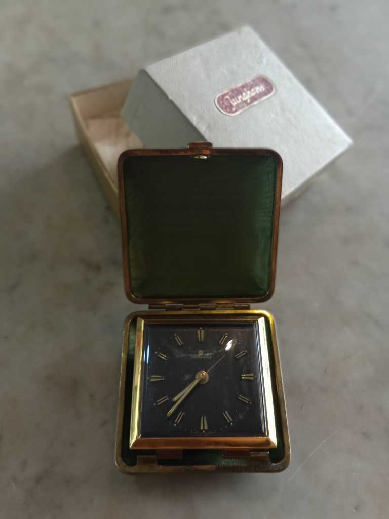 JUNGHANS TRAVEL CLOCK ORIGINAL NOS