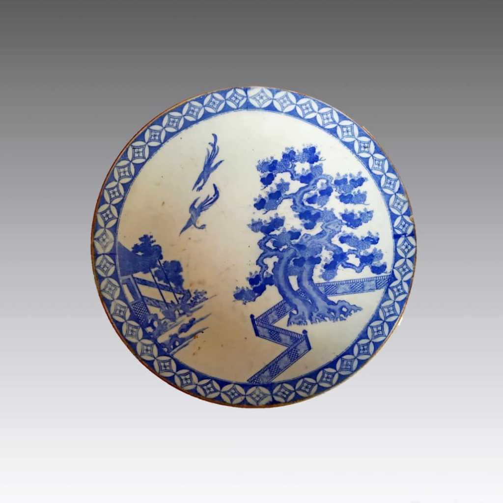 Piring Porcelain Antik Jepang