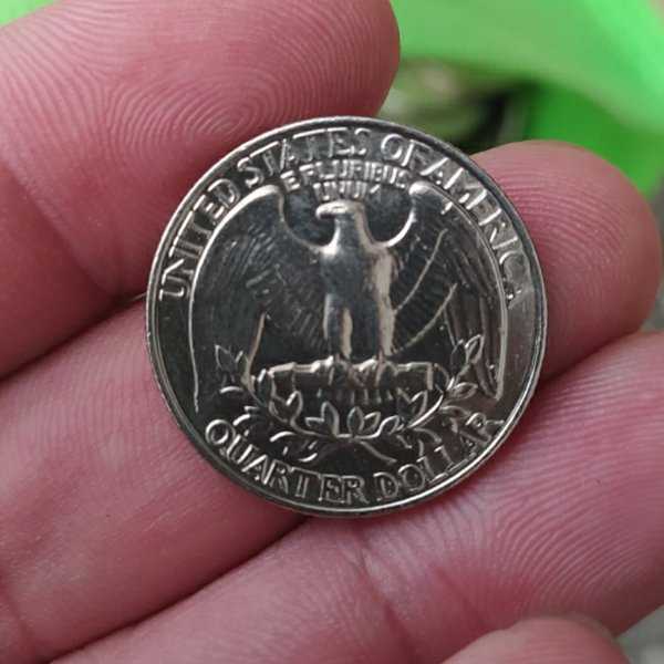 A3872 Per 1 keping Koin Kuno Quarter Dollar Amerika Tahun Random Asli Ready