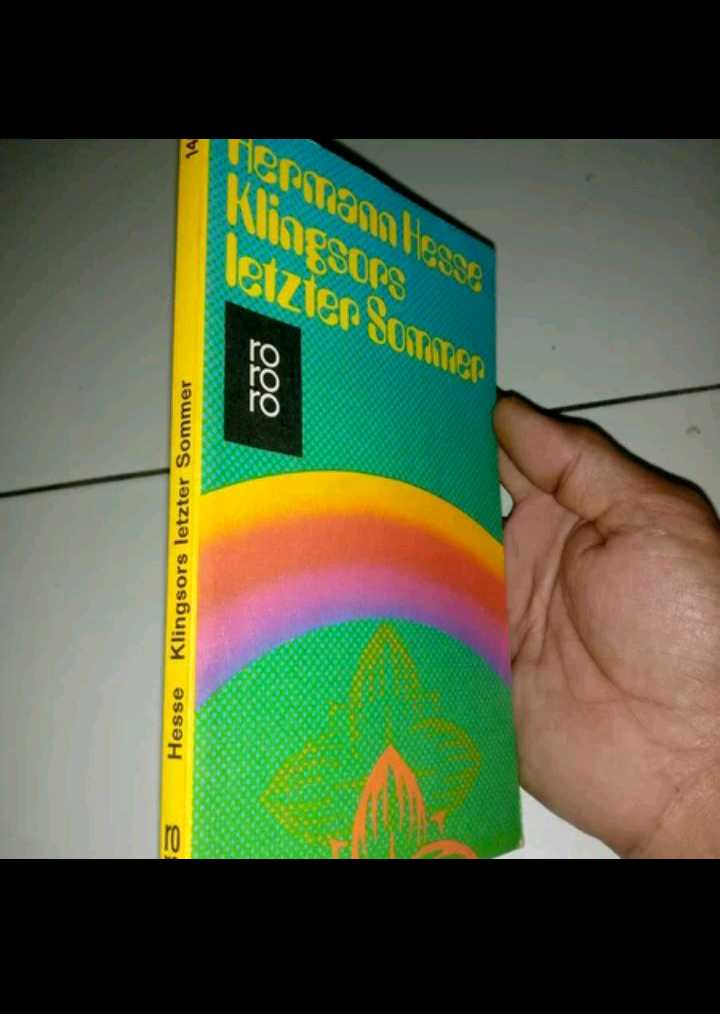 Novel Jerman 1982 KLINGSORS LETZTER SIMMER ROMAN By Hermann Hesse Printed in GERMANY