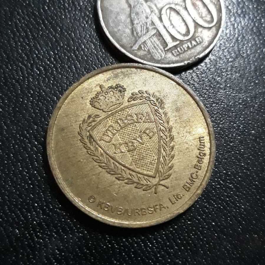 Token / Koin / Souvenir - U.R.B.S.F.A K.B.V.B Belgium " Marc Wilmots "