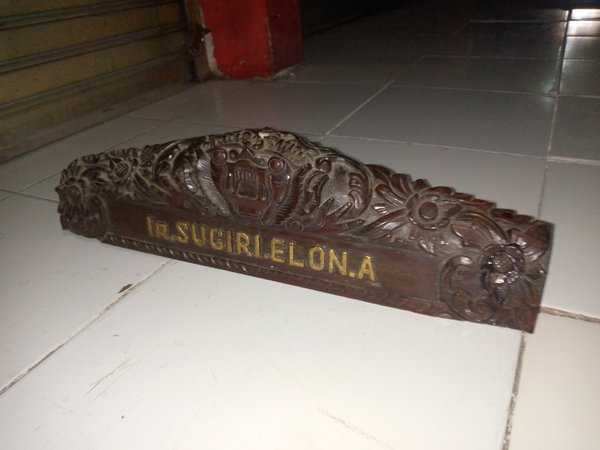 Ukiran Barong Bali Panjang 45 cm