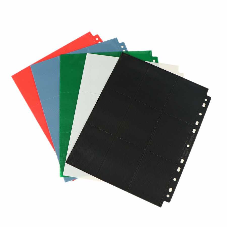 Refill HENWEI 18 pocket kantong bolak balik colour warna side loading