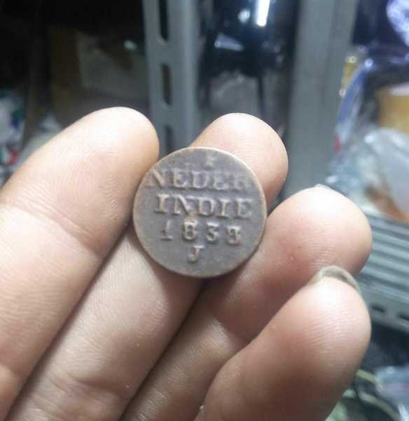 A 2110 Koin Nederland Indie 1 CENT TAHUN 1838 Bekas Pakai Kondisi Sesuai Gambar