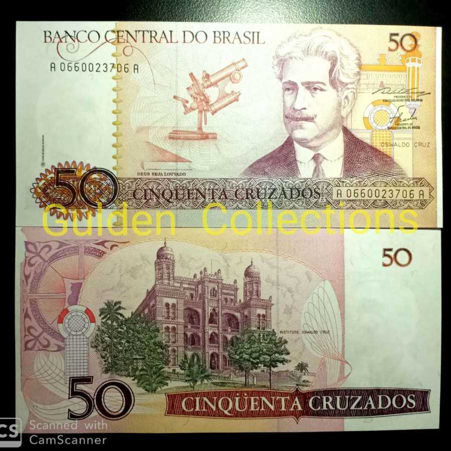 Brazil 50 Cruzados 2986 UNC