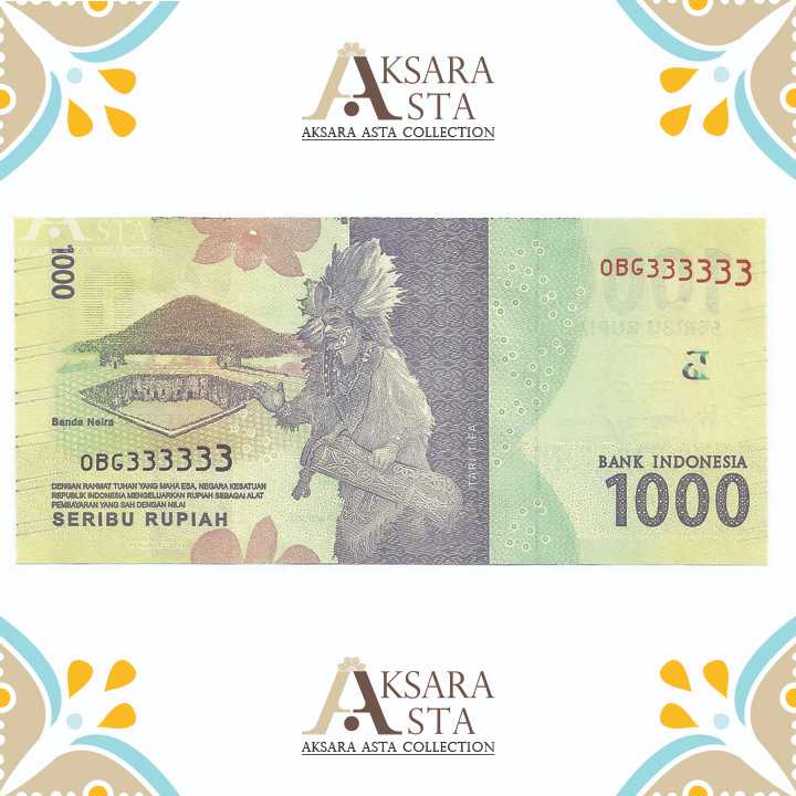 Solid #3 Rp 1000  Uang Indonesia Th 2016