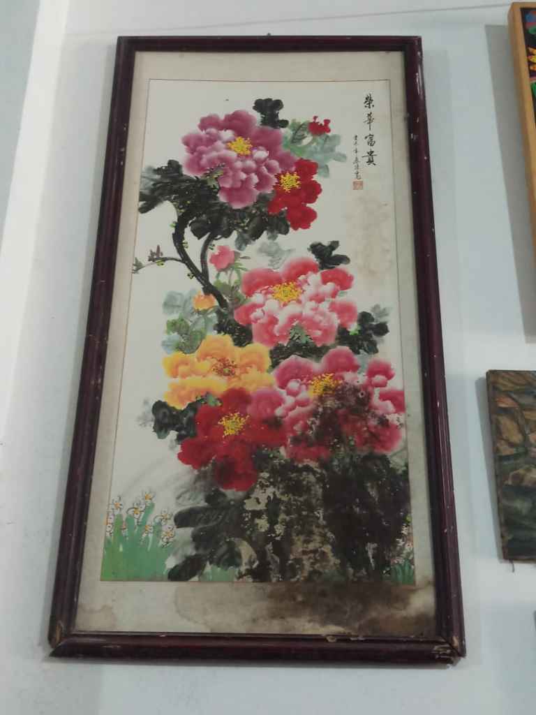 LUKISAN "FLOWER CHINA ORIENTAL"