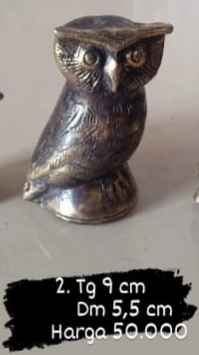 Patung Burung Hantu Bahan Kuningan