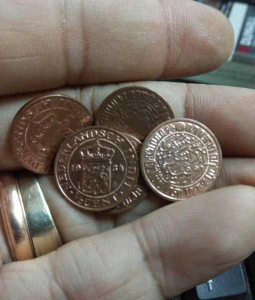 A 2025 Per 1 Keping Koin Kuno Setengah Cent Tahun 1934 Kondisi Sesuai Gambar