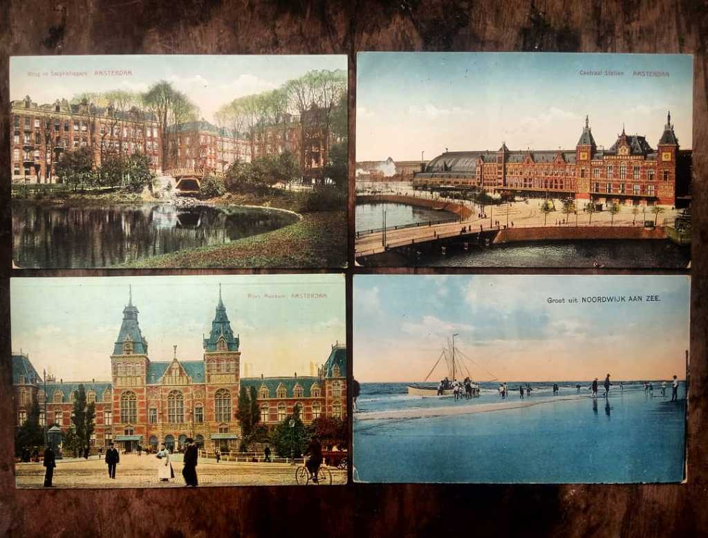 Kartu Pos Gambar pemandangan Eropa