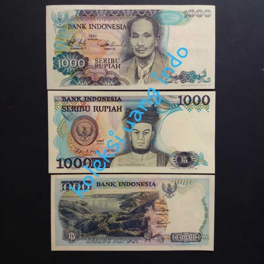 termurah set uang kuno 1000 rupiah beda generasi gress