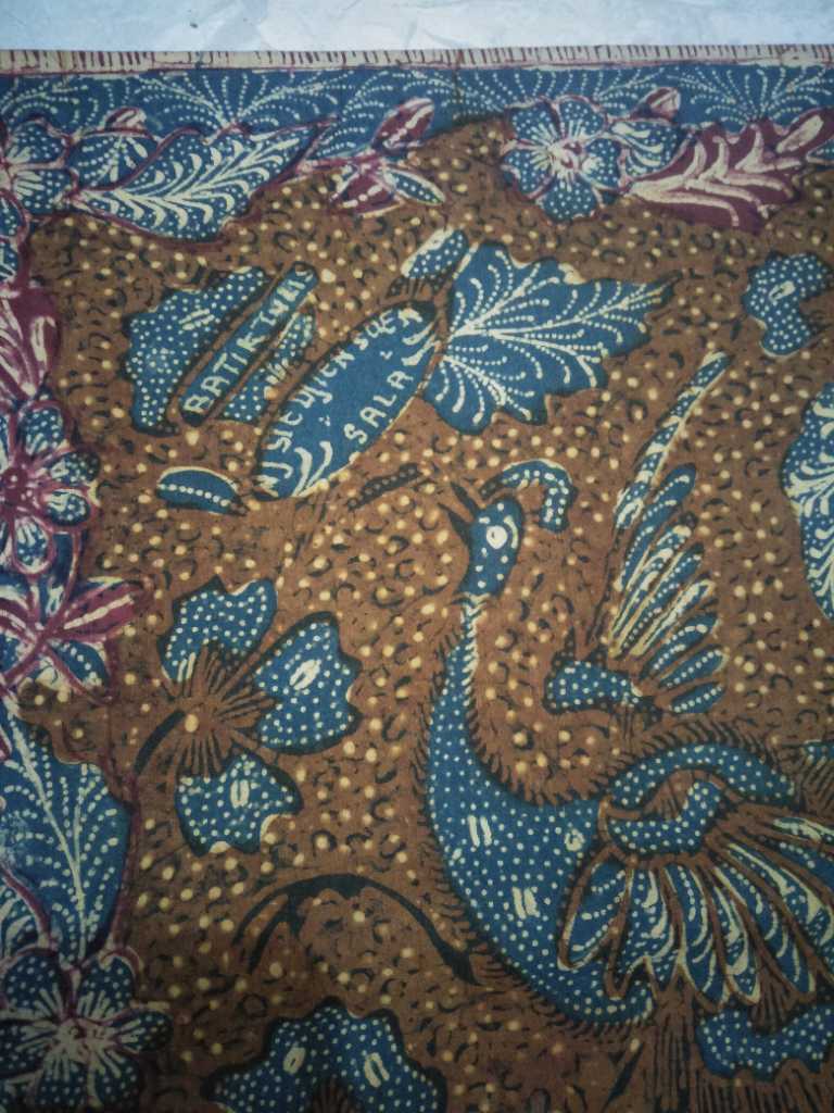 Batik Tulis 3 Negri Sala "Tjoa" Ny. Sie Djien Soen
