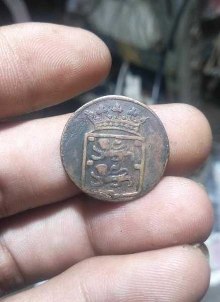 A 2257 Koin Kuno Voc Ultrech 1 Doit Tahun 1790 Kondisi Sesuai Gambar