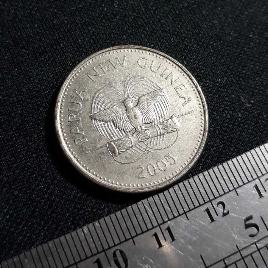Papua Nugini ( Papua New Guinea ) - 20 Toea 2005 : Koin / Asing / Kuno