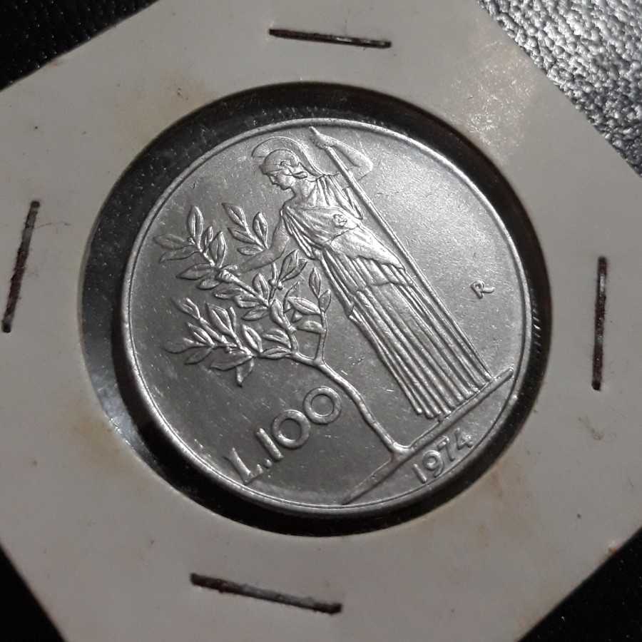 Italia ( Italy ) - 100 Lire 1974 : Koin / Asing / Kuno
