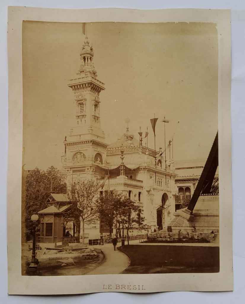 Foto Antik / Foto Kuno "dua muka" (L'URRUGAY - LE BRESIL); estimasi tahun 1900-an awal; ukuran 28cm x 22cm (MKD 0008)