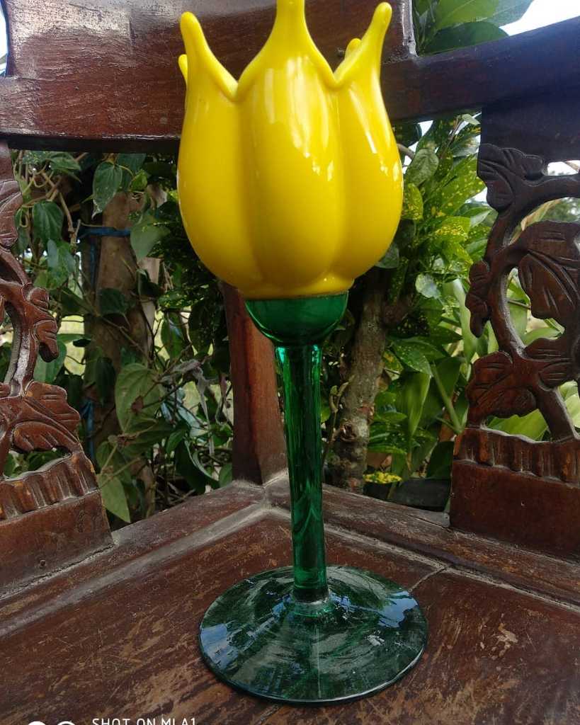 Bunga kuncup kristal tinggi : 20cm