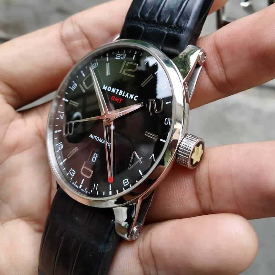 Jam Tangan Lawas Antik Montblanc Timewalker GTM Automatic Oversize