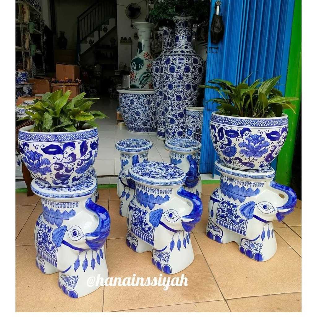 Dudukan Gajah Bisa untuk tempat tatakan pot