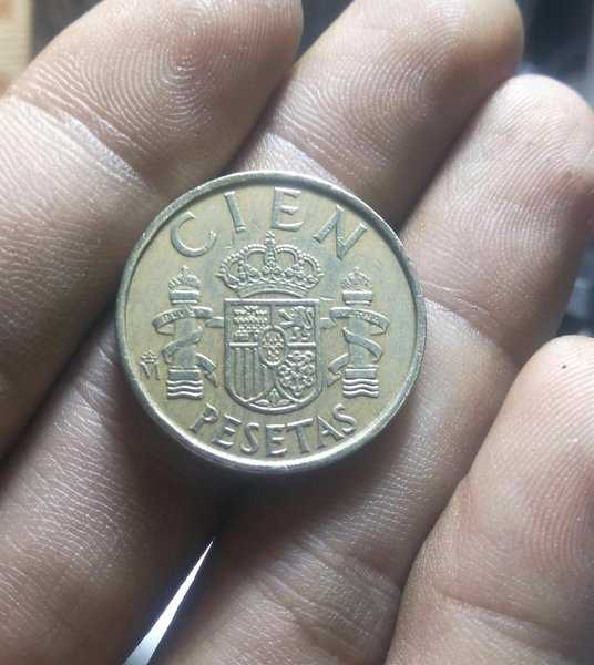 A 1806 Koin Kuno Spanyol Bekas Pakai Kondisi Sesuai Gambar