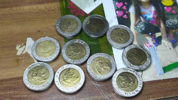 Per 1 Pcs kelapa Sawit 1991 Uka Uka koin kuno uang kuno